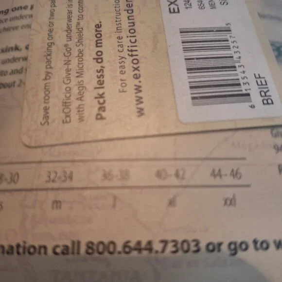 EXOFFICIO Men’s Give-N-Go Color Deep Palm Briefs Underwear Size XXL- NEW - Picture 8 of 8